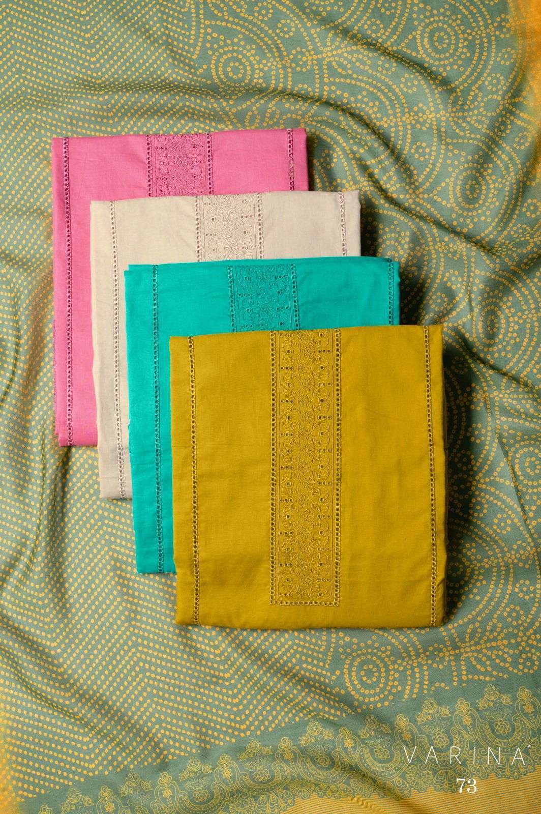 OMTEX VARINA 73 LAWN COTTON EMBROIDERED SALWER KAMEEZ WHOLESALE PRICE 