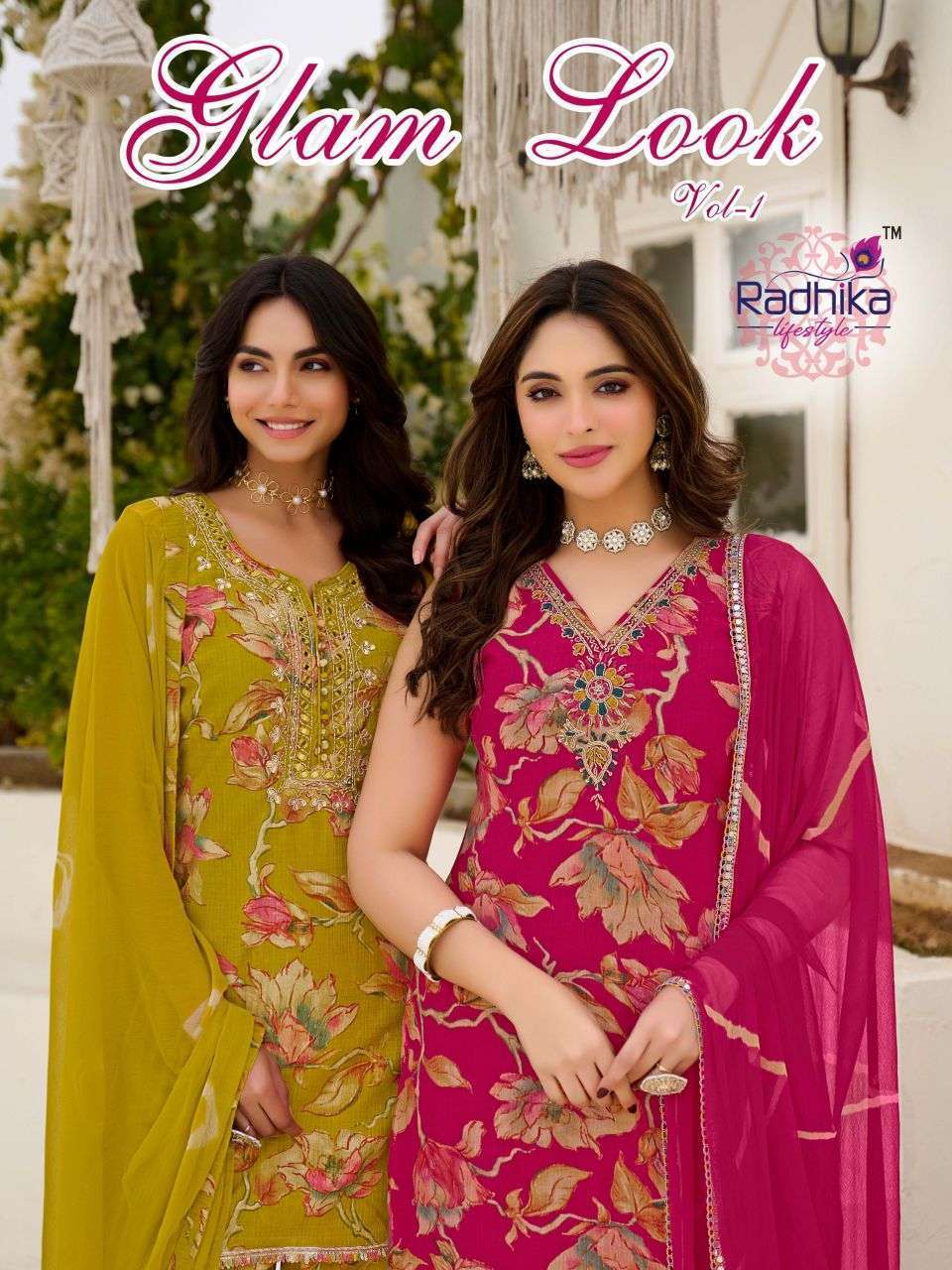 RADHIKA LIFESTYLE GLAM LOOK VOL 1 READYMADE 3 PIECE SET WHOLESALER 