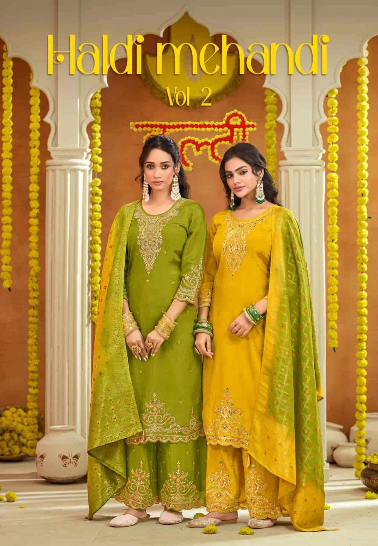 RANGOON HALDI MEHANDI VOL 2 READYMAD WEDDING DRESS CATALOGUE WHOLESALER 