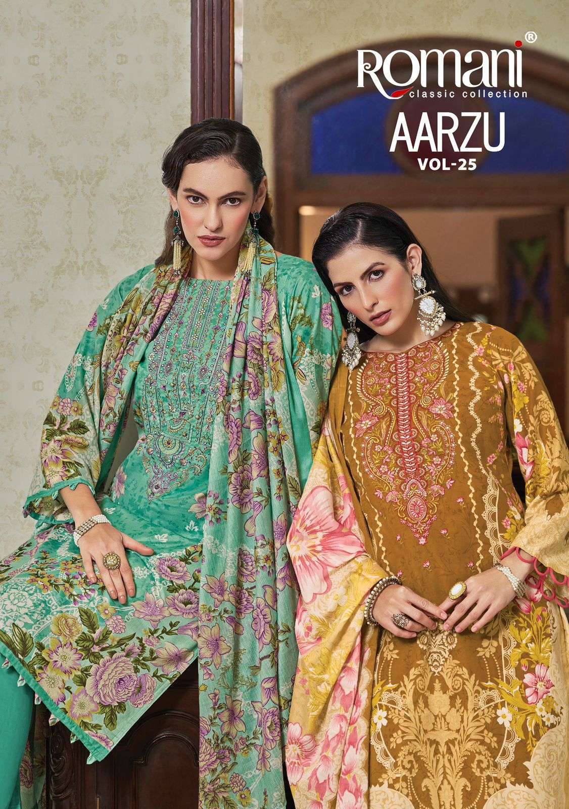 ROMANI AARZU VOL 25 FANCY COTTON SUIT WHOLESALER IN SURAT 2026