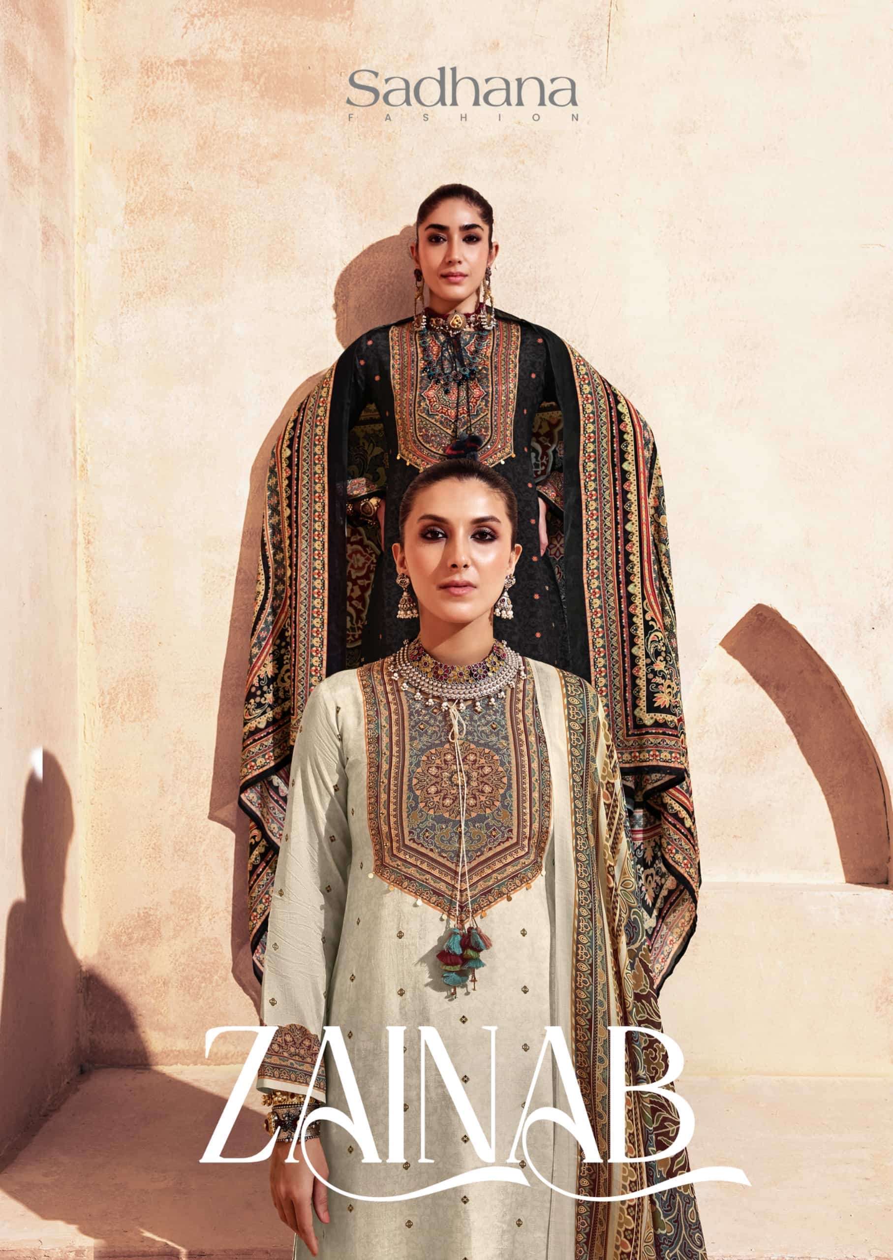 SADHANA FASHION ZAINAB PURE BEMBERG MUSLIN SILK LADIES SUIT WHOLESALER 2026