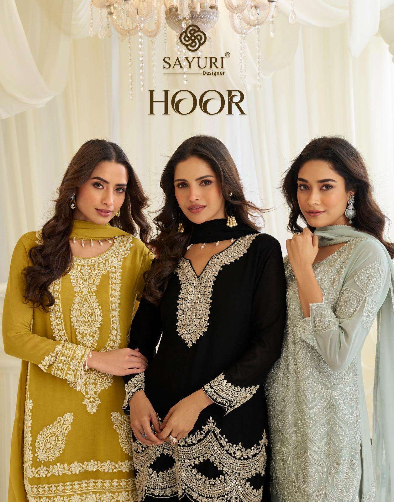 SAYURI HOOR PARTYWEAR LATEST DESIGN CATALOG SUPPLIER 