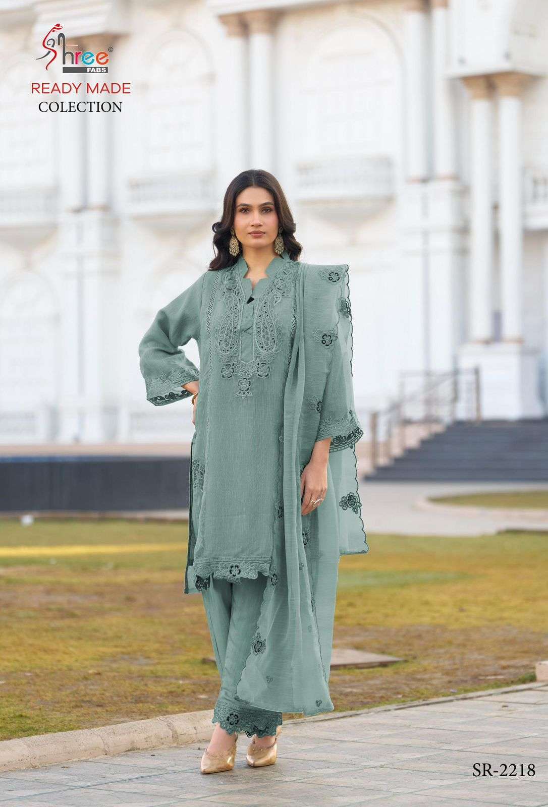 SHREE FAB 2218 COLOURS WHOLESALE READYMADE SUIT EXPORTER 2026