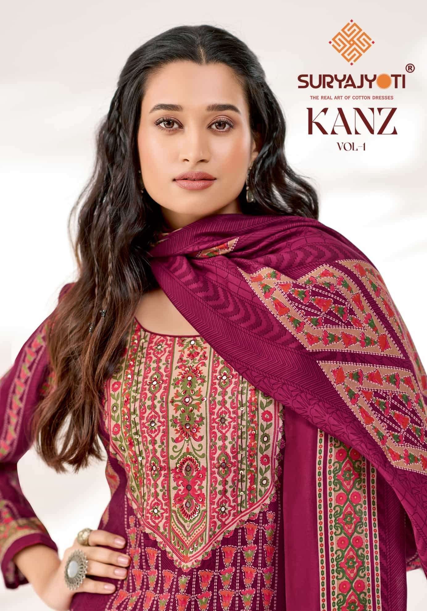 SURYAJYOTI KANZ VOL 1 MODAL SILK SUIT WHOLESALER BEST RATE 2026