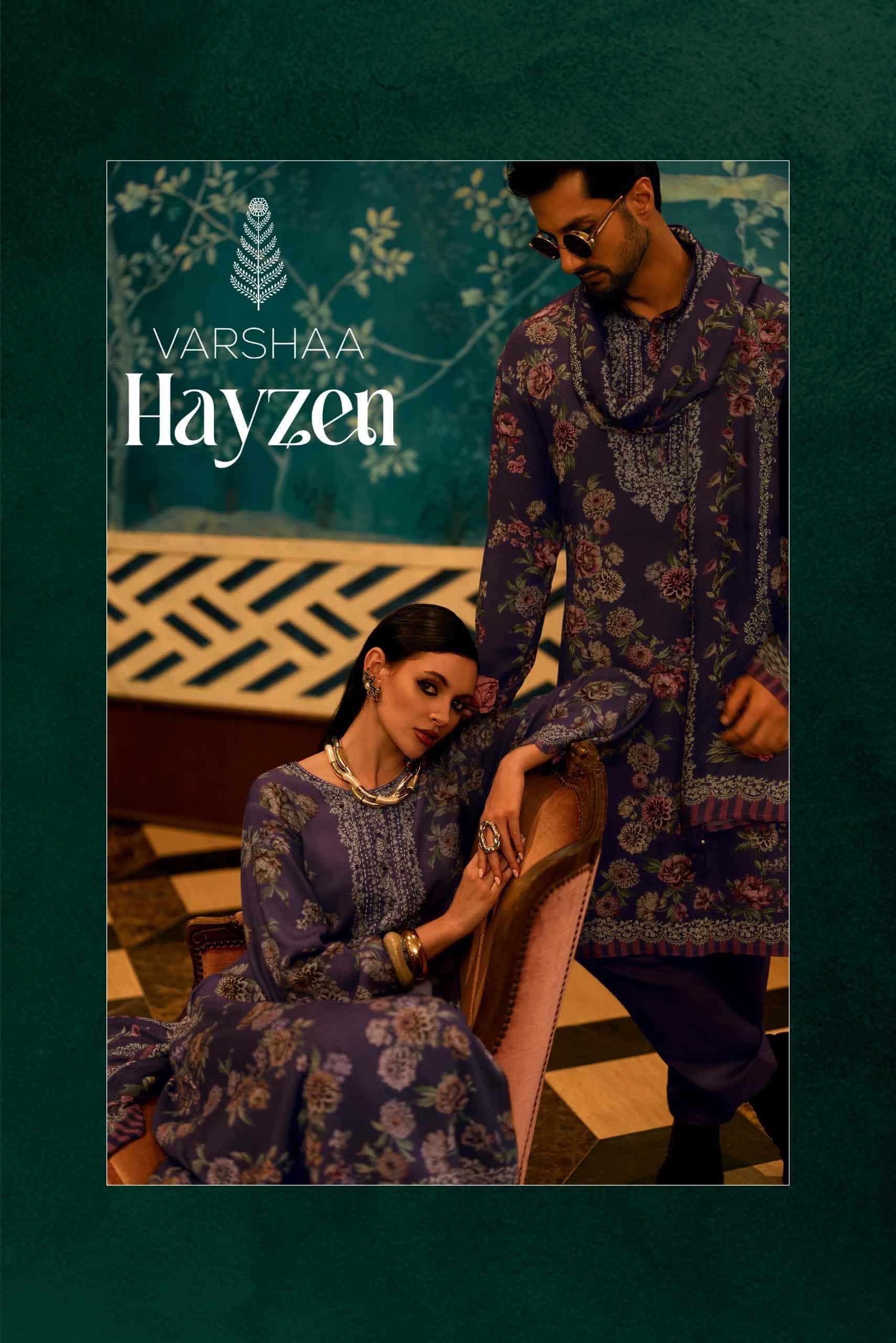 VARSHA FASHION HAYZEN PRINTED MUSLIN LADIES SUIT WHOLESALER 2026