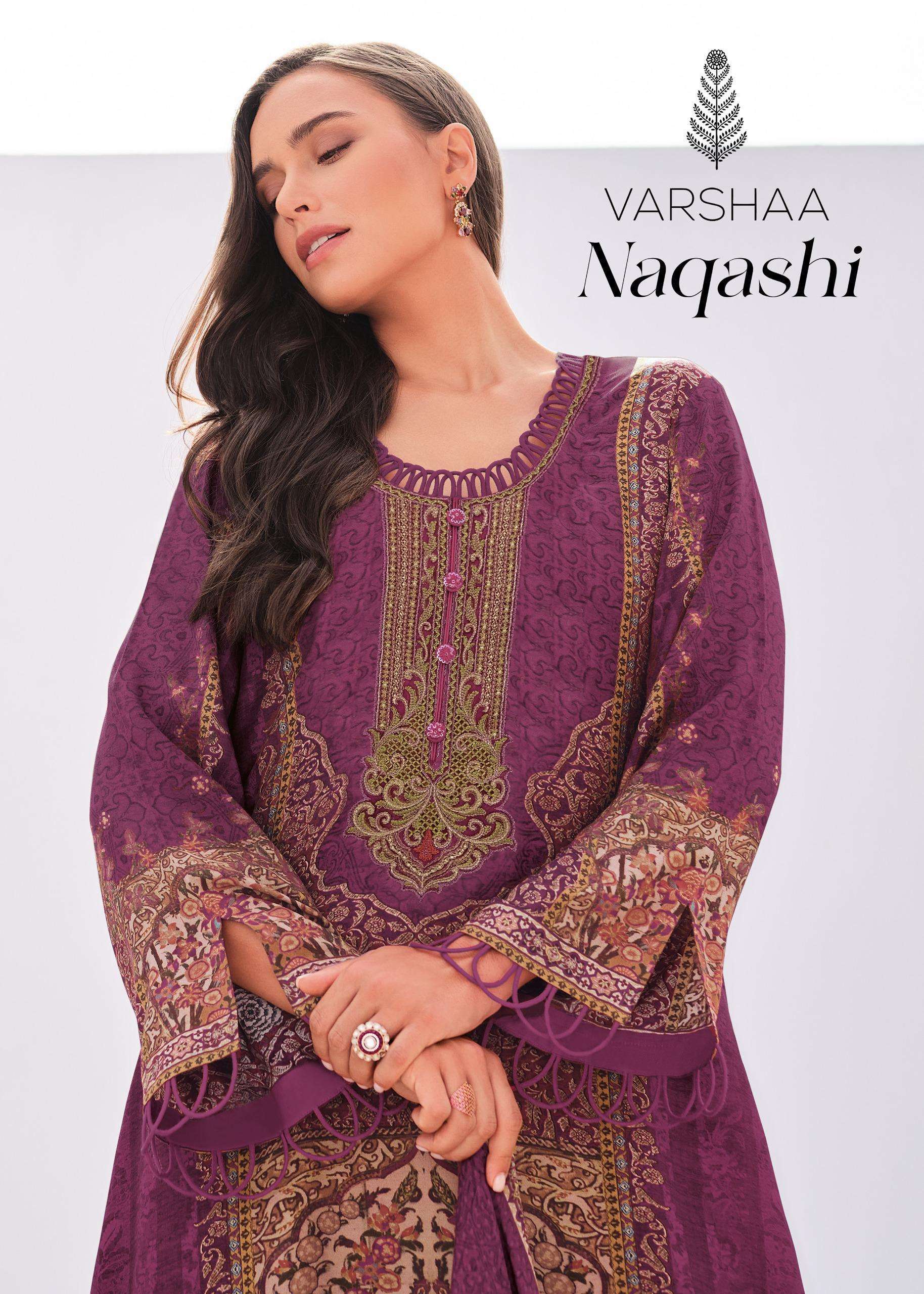 VARSHA NAQASHI MODAL SATIN LADIES SUIT WHOLESALER BEST RATE 