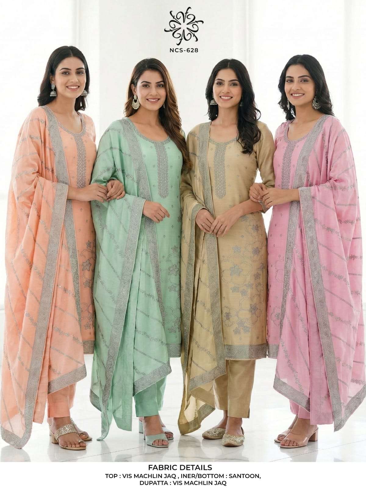 VINAY FASHION NCS 628 COLORS DESIGNER LADIES SUIT WHOLESALER 