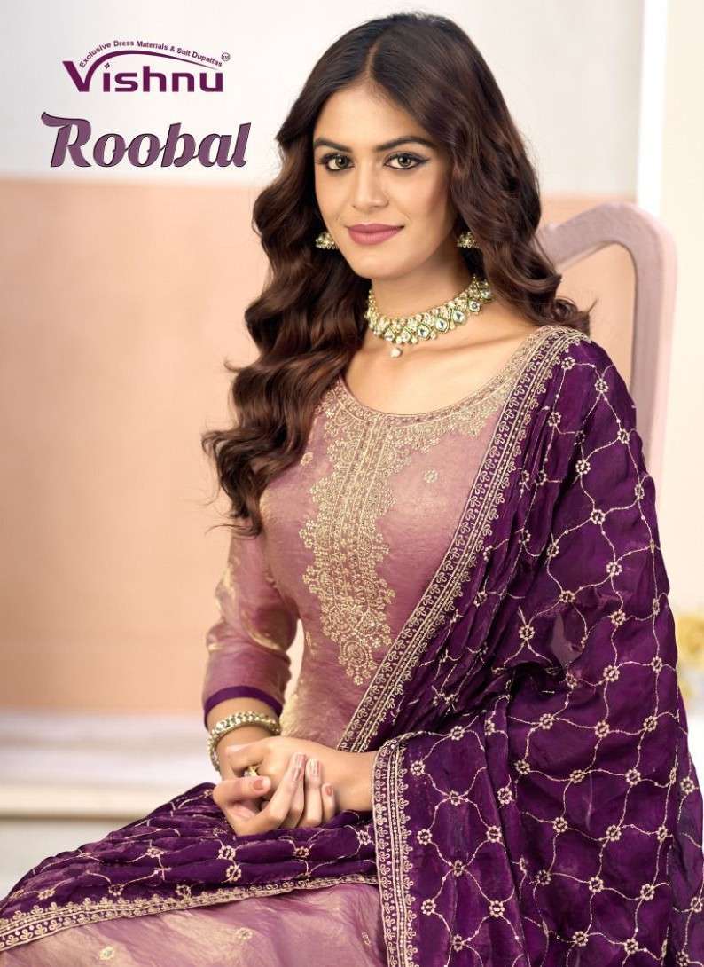 VISHNU ROOBAL FRENDY SILK DESIGNER SALWER KAMEEZ WHOLESALER 