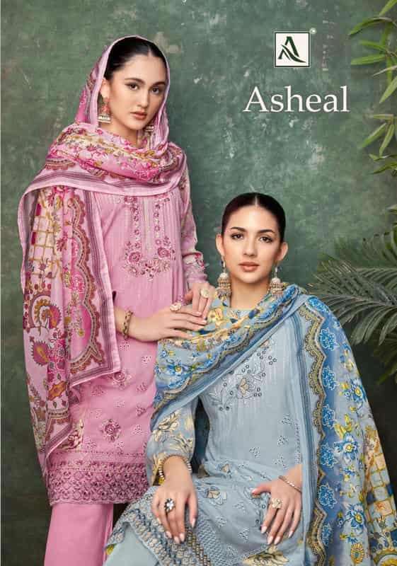 ALOK SUIT ASHAEL VISCOSE RAYON DESIGNER SUIT WHOLESALER BEST RATE DEALER 