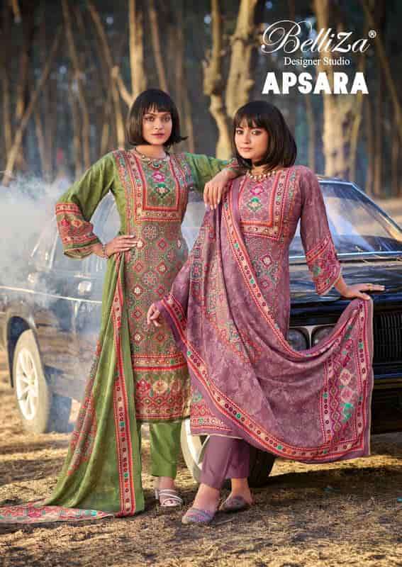 BELLIZA DESIGNER APSARA VISCOSE MUSLIN SALWER KAMEEZ DEALER 
