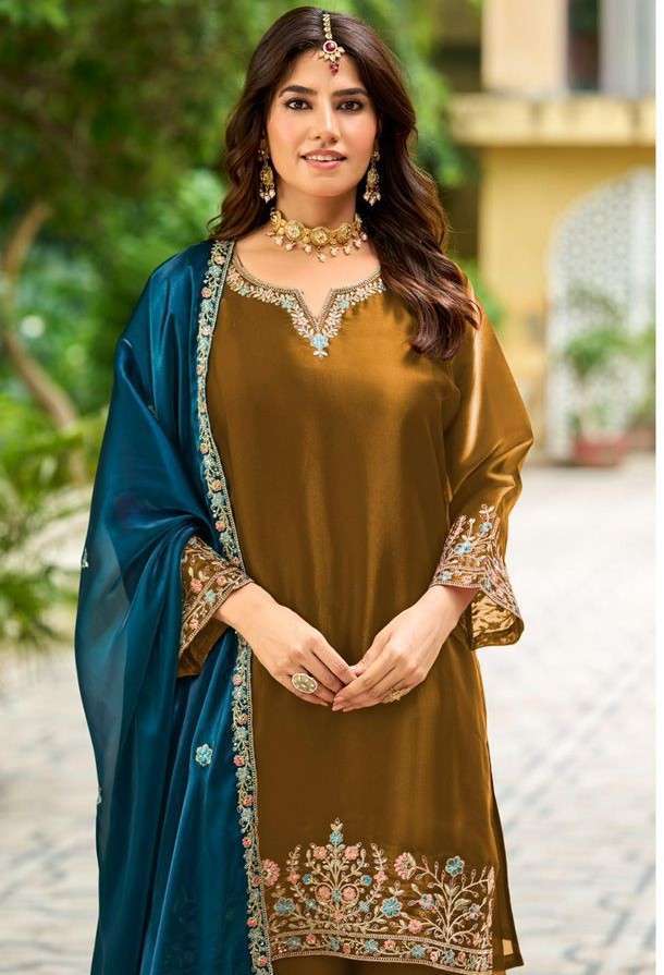 DEEPSY SUIT 953 COLORS JIMMI CHU HEAVY EMBROIDERED READYMADE SUIT WHOLESALER BEST RATE 