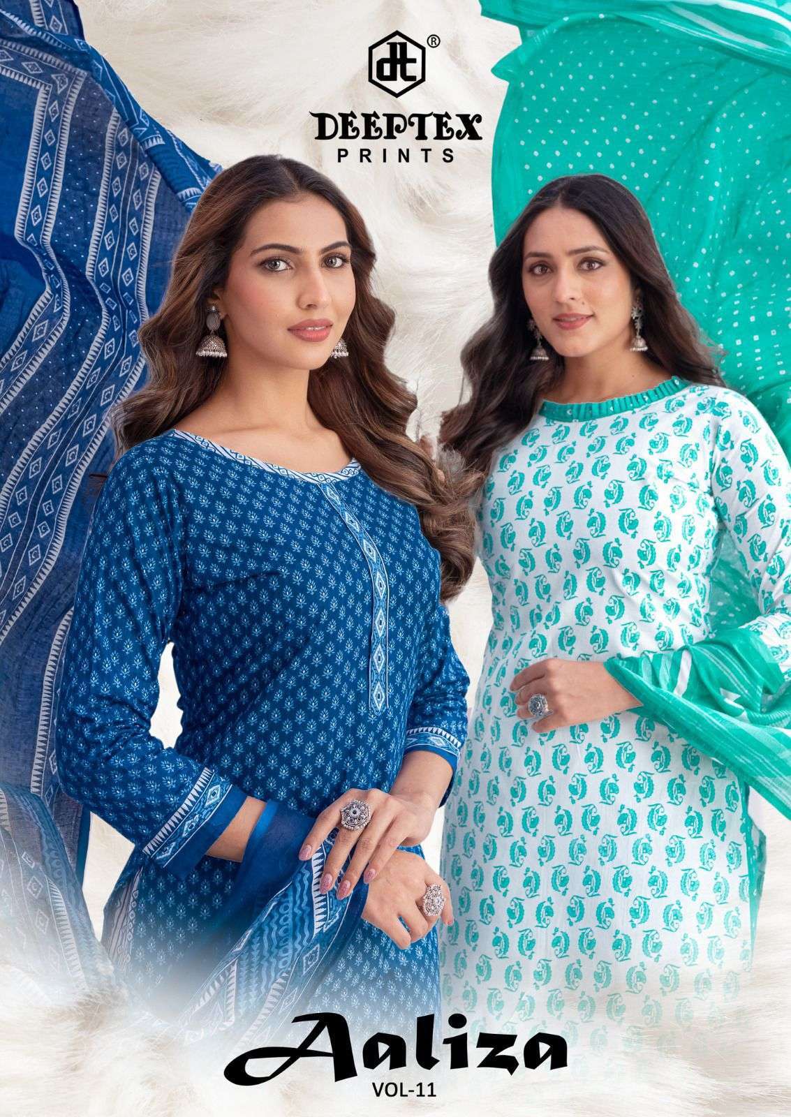 DEEPTEX AALIZA VOL 11 COTTON PRINTED SALWER SUIT WHOLESALE PRICE 