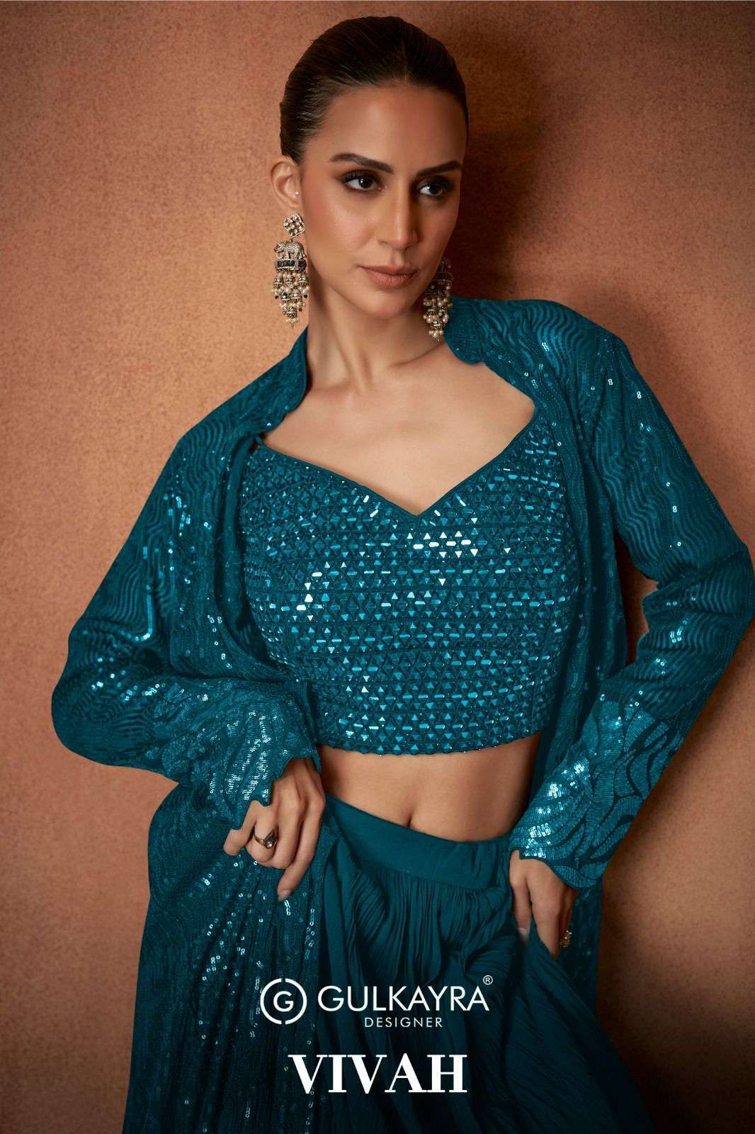 GULKAYRA DESIGNER 7579 COLORS GEORGETTE EMBROIDERY SUIT WHOLESALER 2026