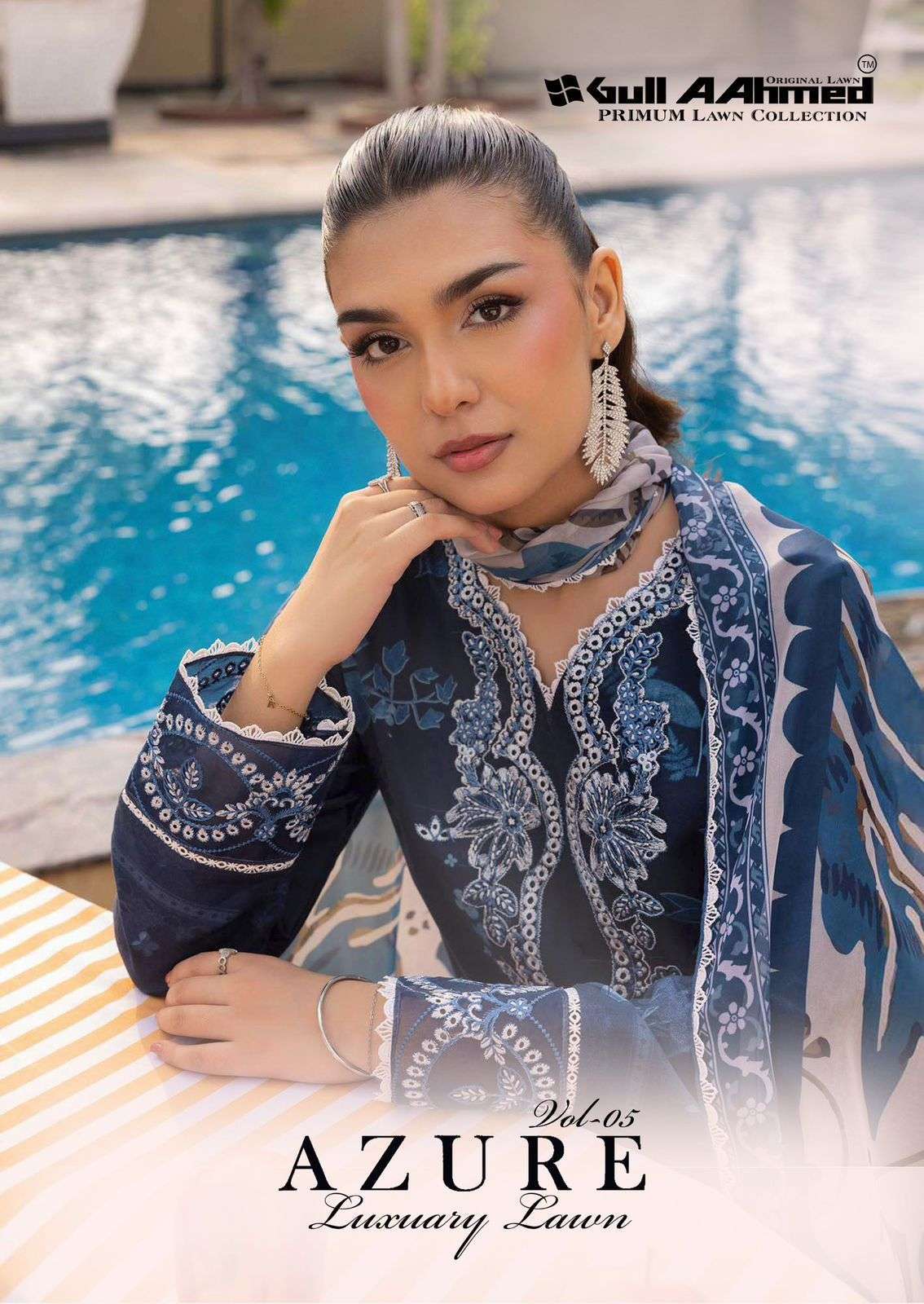 GULL AHMED AZURE VOL 5 CAMRIC COTTON SUIT WHOLESALER BEST RATE 2026