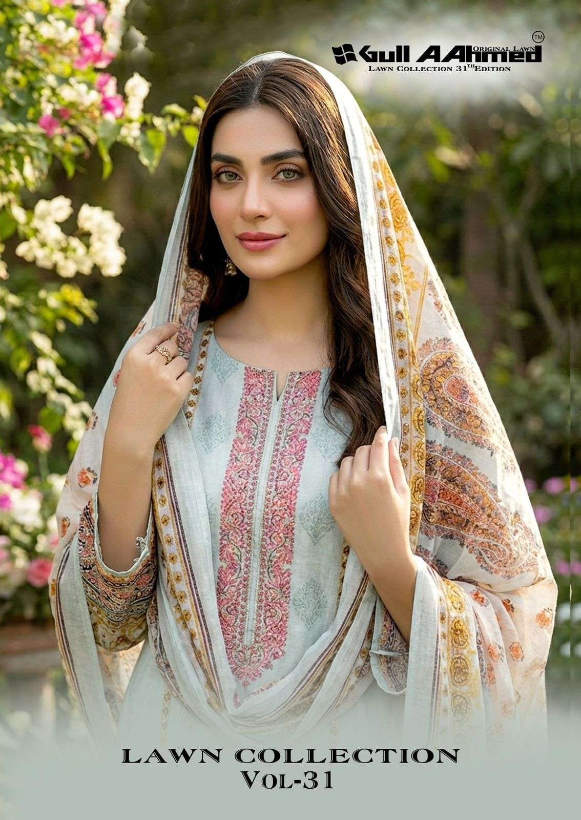 GULL AHMED LAWN COLLECTION VOL 31 CAMRIC COTTON SUIT WHOLESALER 