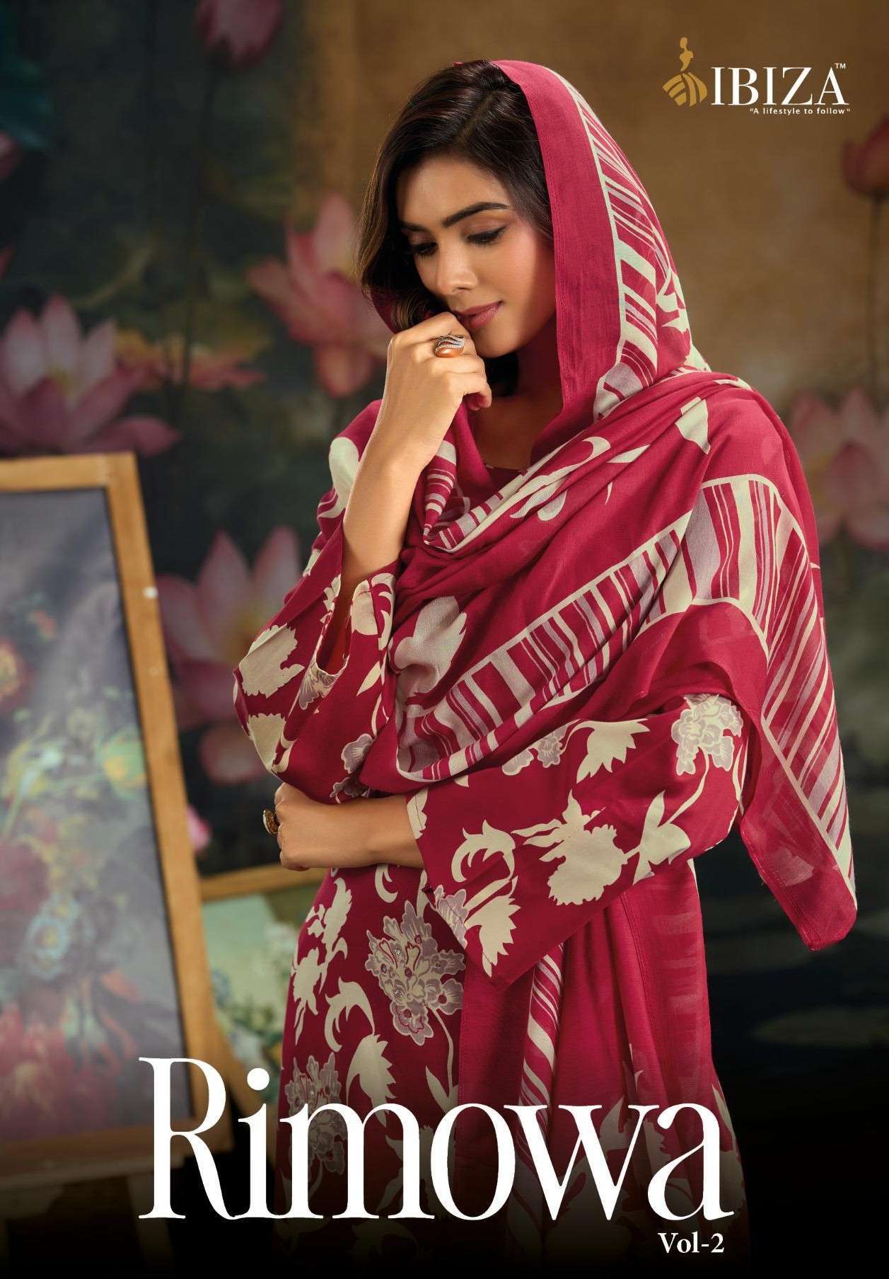 IBIZA LIFESTYLE RIMOWA VOL 2 JAM COTTON PRINTED SALWER KAMEEZ WHOLESALER 