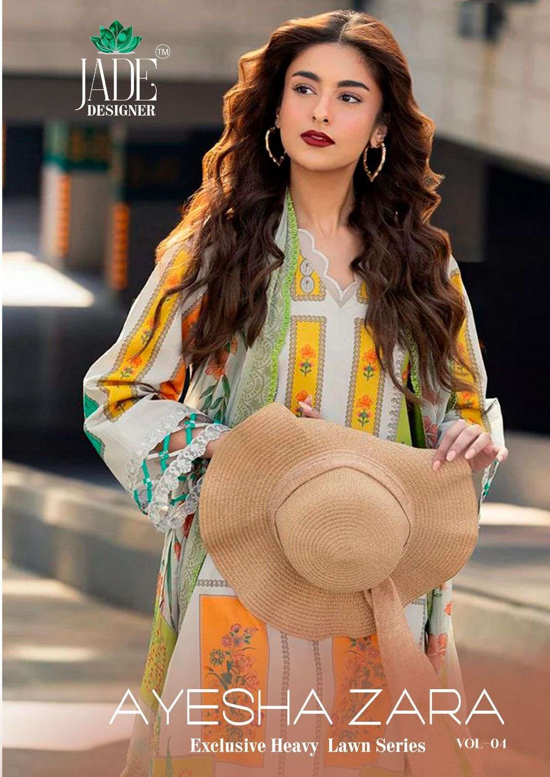 JADE AYESHA ZARA VOL 4 LAWN COTTON SUIT WHOLESALER BEST RATE 