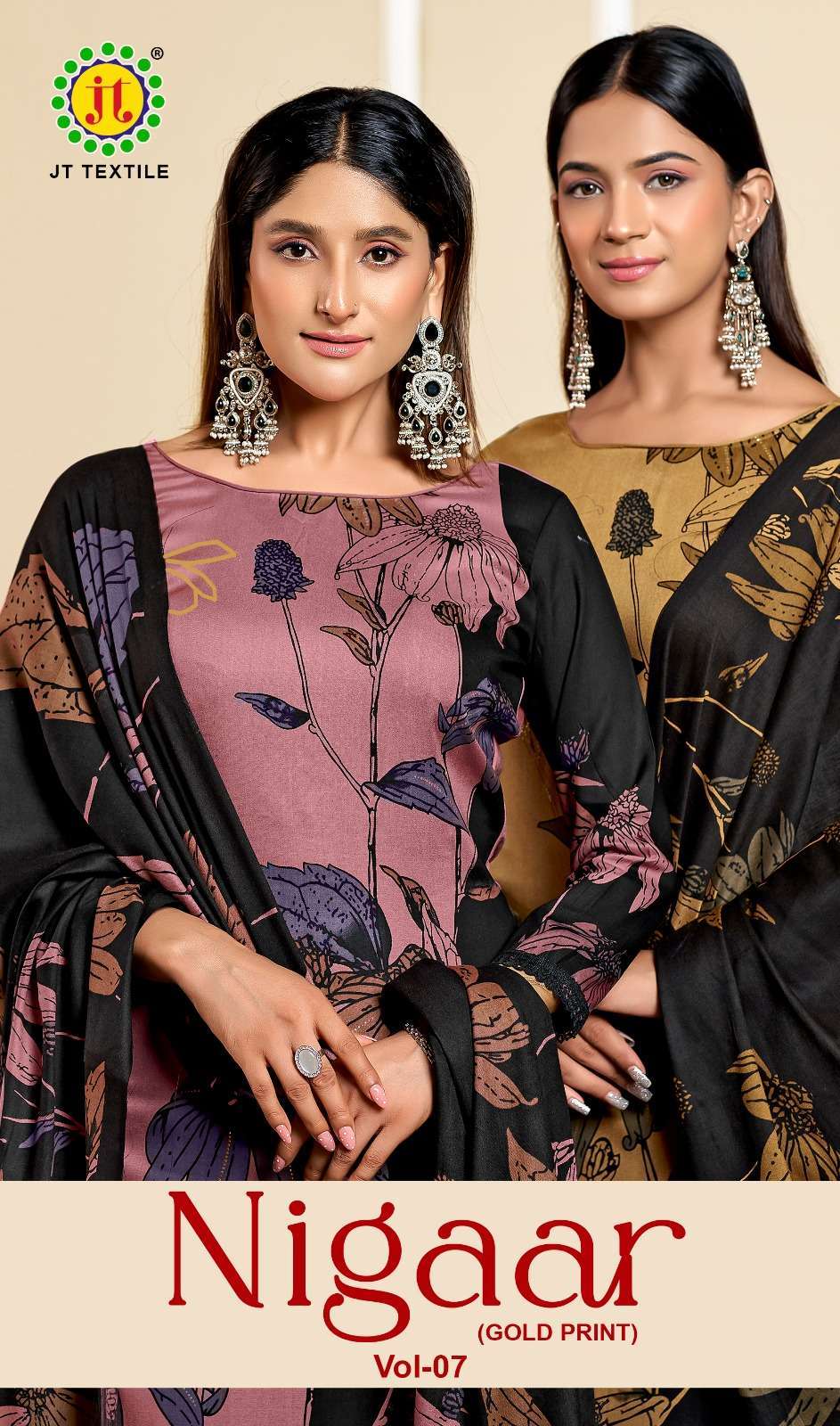 JT TEXTILE NIGAAR VOL 7 RAYON DRESS WHOLESALER BEST RATE 2026