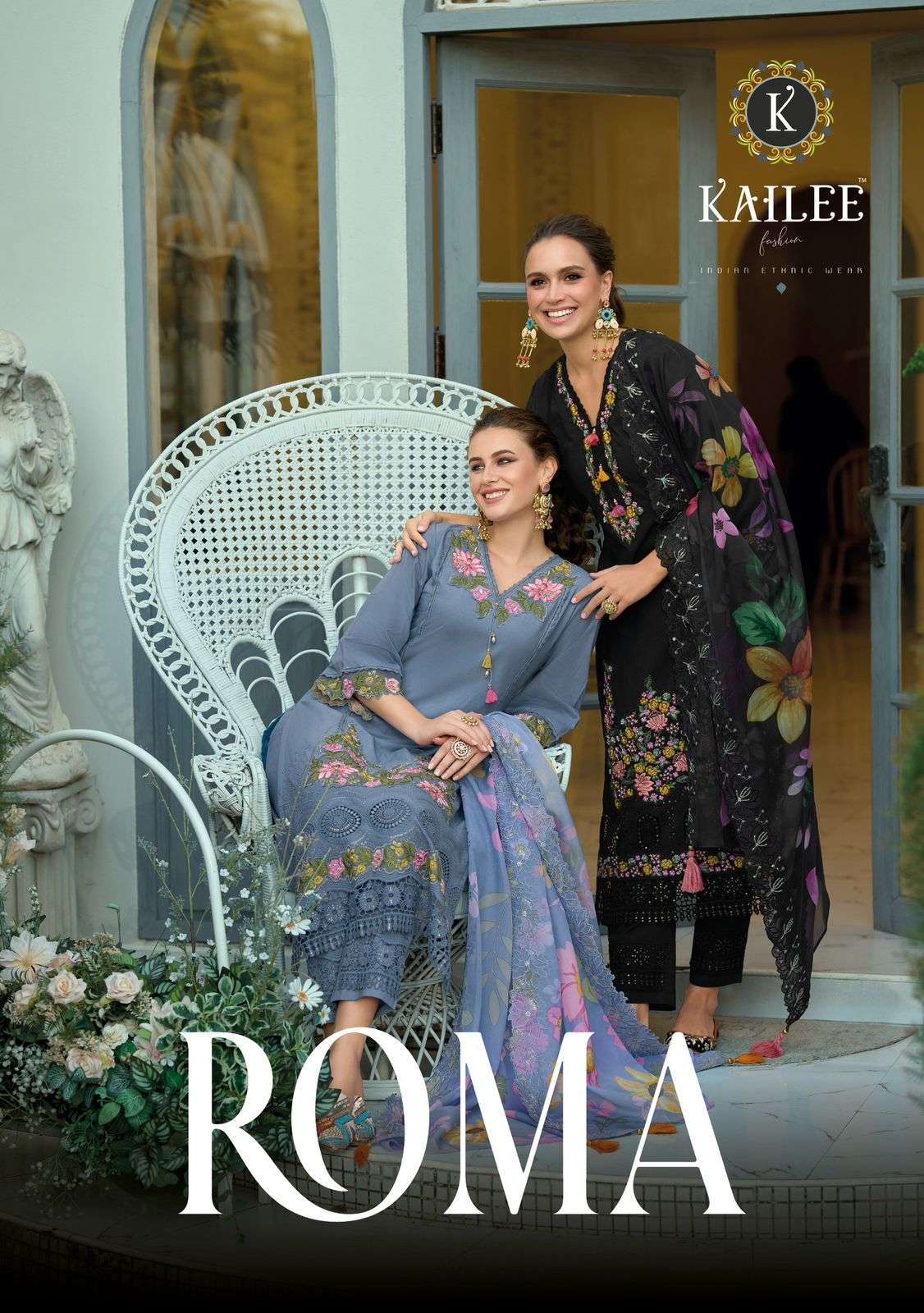 KAILEE FASHION ROMA PURE COTTON FANCY WORK READYMADE SALWER KAMEEZ 2026