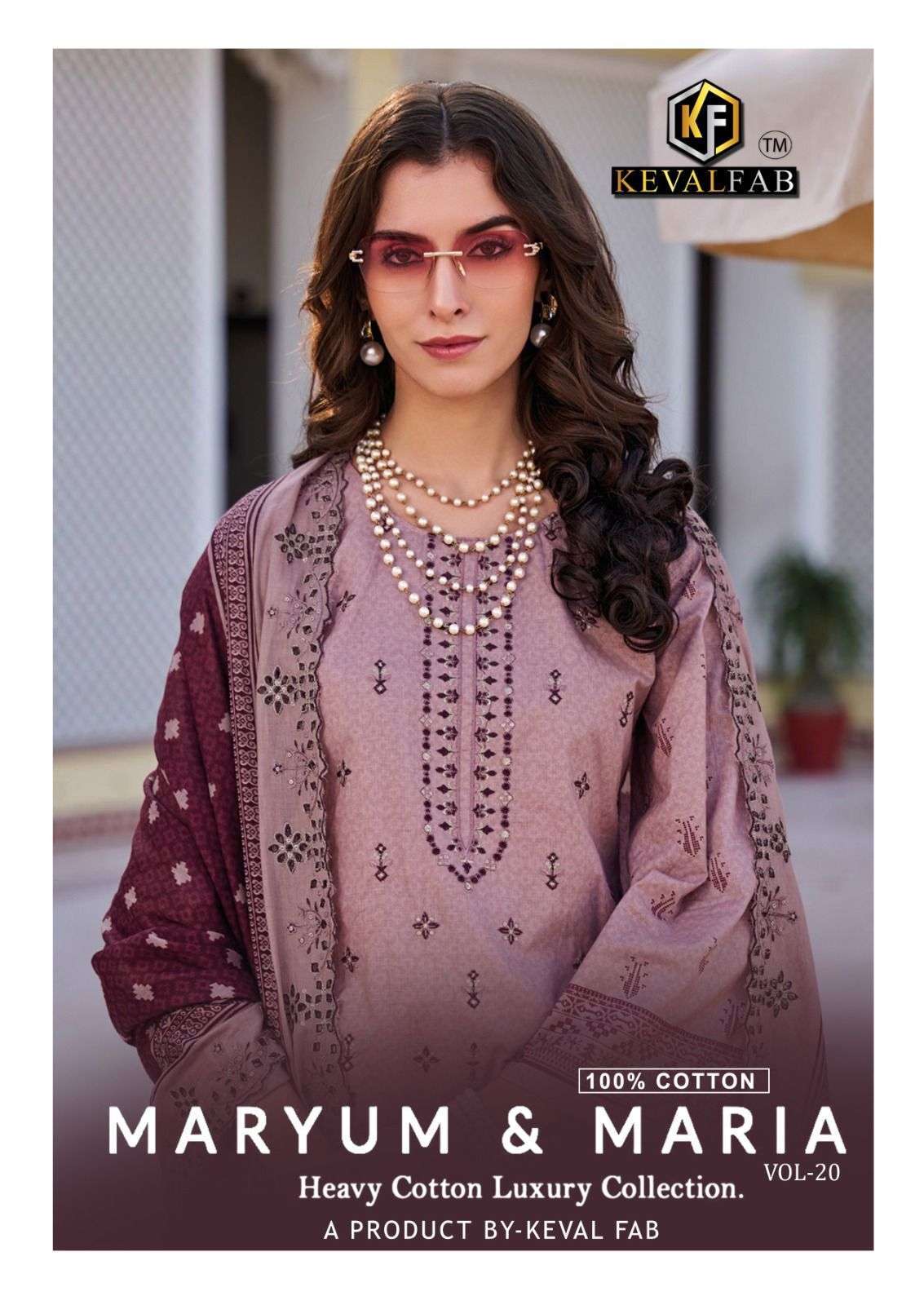 KEVAL FAB MARYUM AND MARIA VOL 20 COTTON PRINTED SALWER KAMEEZ SUIT WHOLESALER 