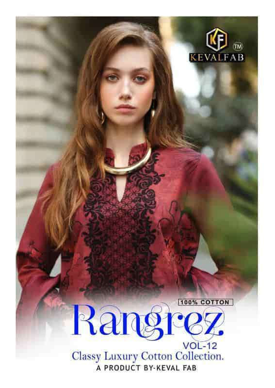 KEVAL FAB RANGREZ VOL 12 COTTON PRINTED SUIT WHOLESALER 2026