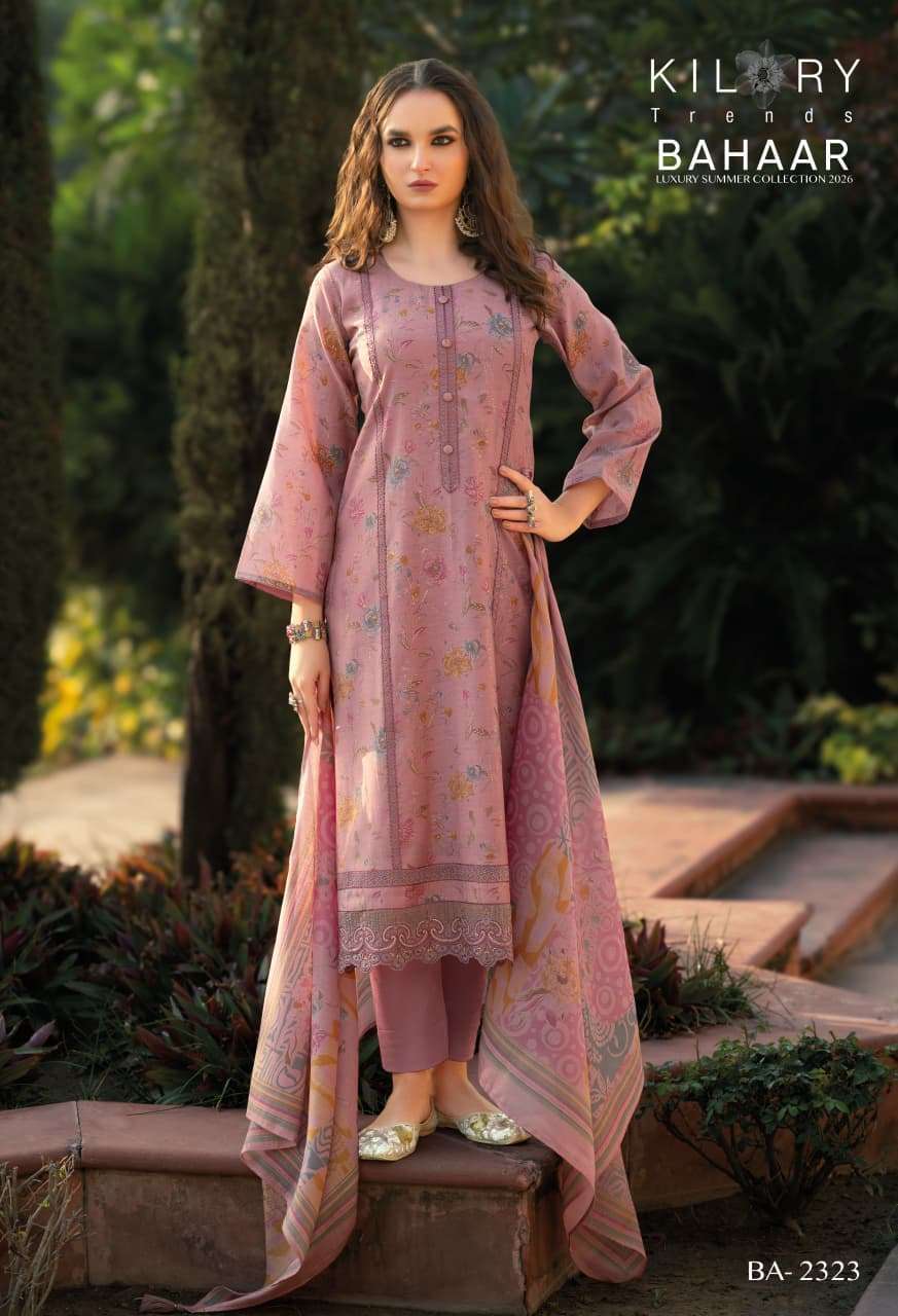 KILORY TRENDZ BAHAAR FANCY EMBROIDERY SALWER KAMEEZ SUIT WHOLESALER BEST RATE 