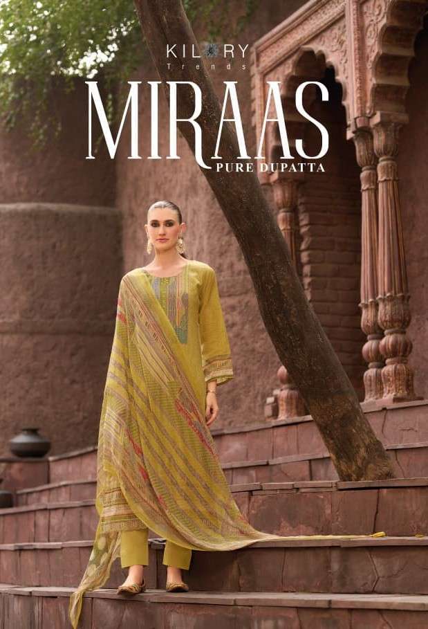 KILORY TRENDZ MIRAAS LAWN COTTON HANDWORK SUIT WHOLESALER BEST RATE 