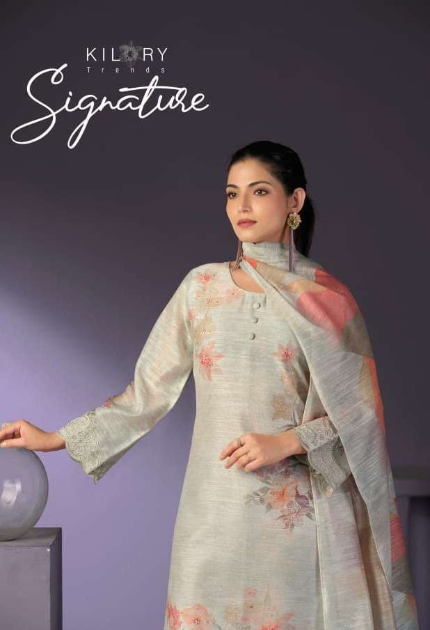 KILORY TRENDZ SIGNATURE BHAGALPURI SILK SALWER KAMEEZ WHOLESALER 