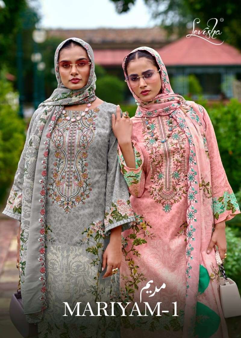 LEVISHA MARIYAM LAWN COTTON PAKISTANI SUIT WHOLESALER 