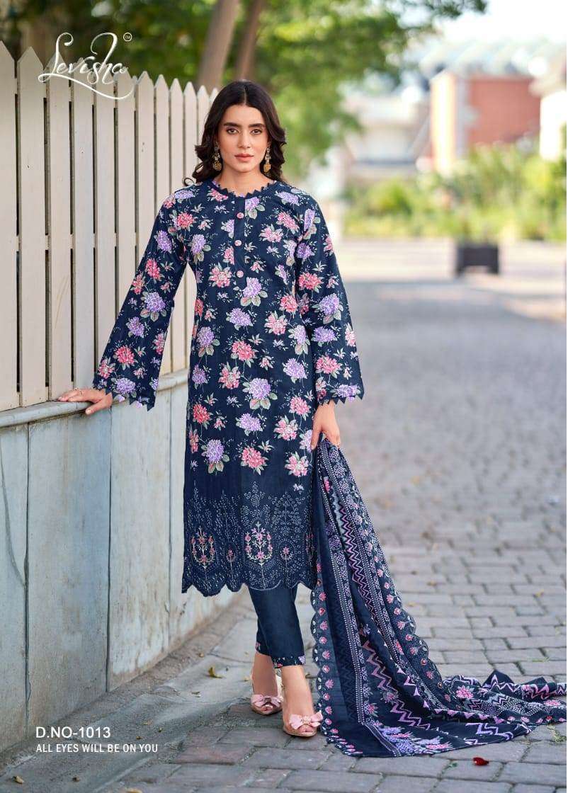 LEVISHA NAWAZISH CAMRIC COTTON EMBRODERY SALWER KAMEEZ 2026
