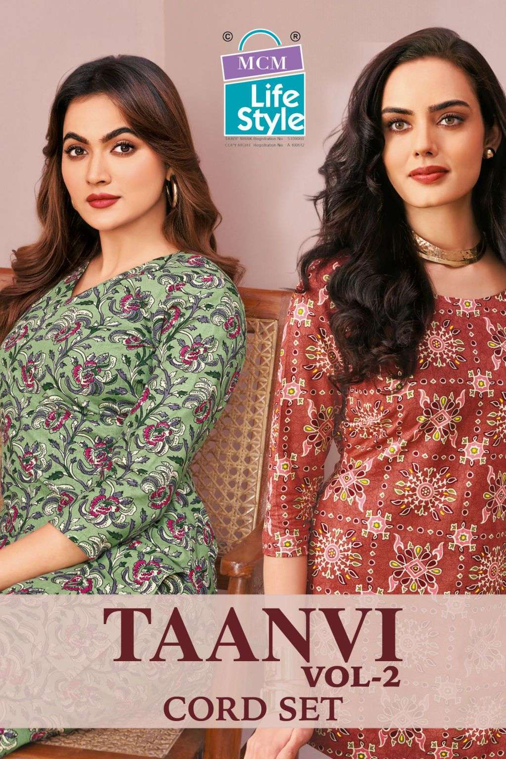 MCM LIFESTYLE TAANVI VOL 2 FANCY DESIGNER CORD SET WHOLESALER 