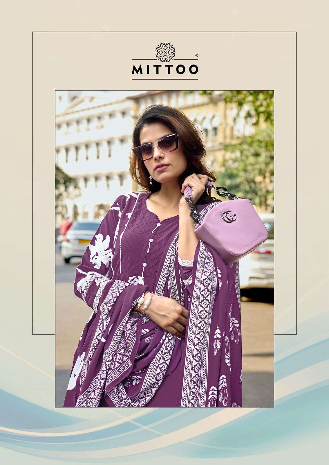 MITTOO MANVARI RAYON PRINT 3 PCS SET WHOLESALER BEST RATE 
