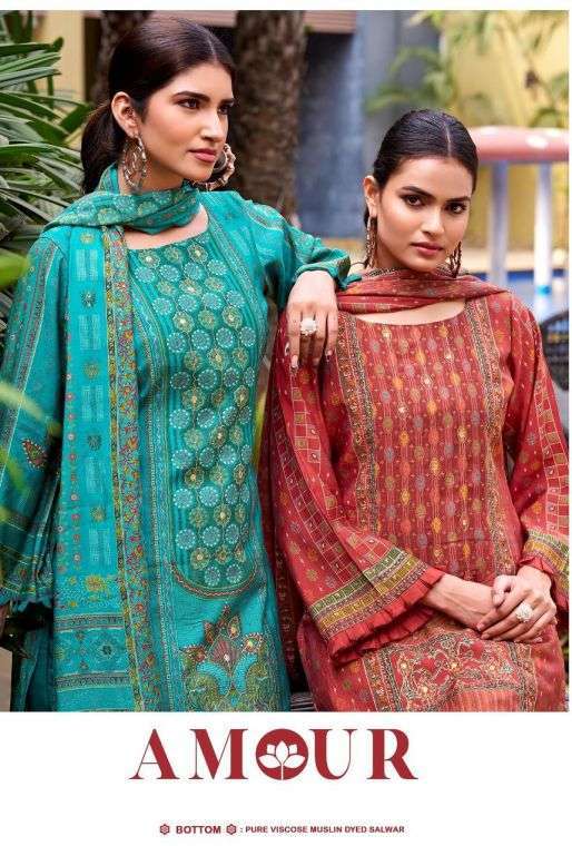 MUMTAZ ARTS AMOUR MODAL MUSLIN PRINTED SALWER KAMEEZ WHOLESALER 