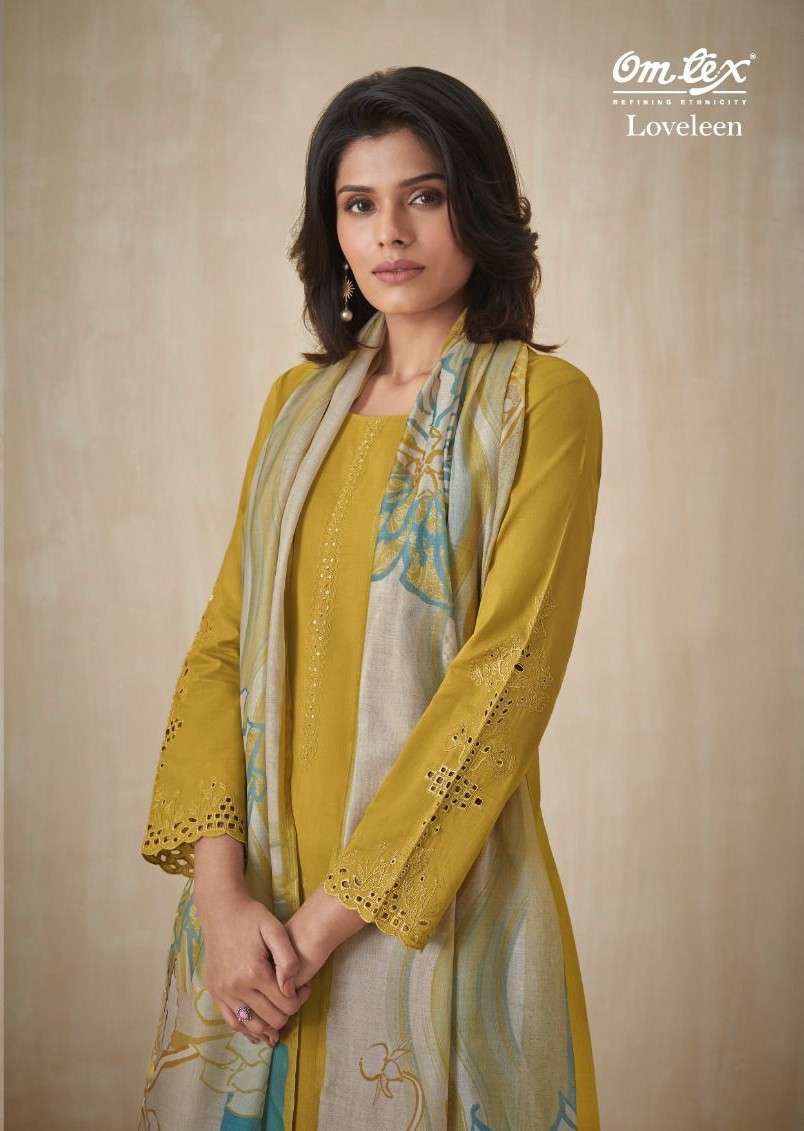 OMTEX LOVELEEN LAWN COTTON EMBROIDERED SALWER KAMEEZ SUIT WHOLESALER 