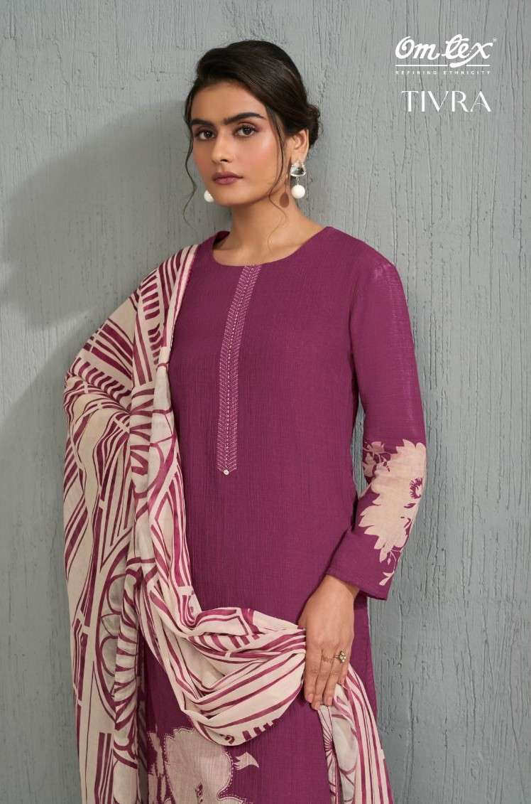 OMTEX TIVRA SILK CHANDERI PRINTED SALWER KAMEEZ SUIT WHOLESALER 2026