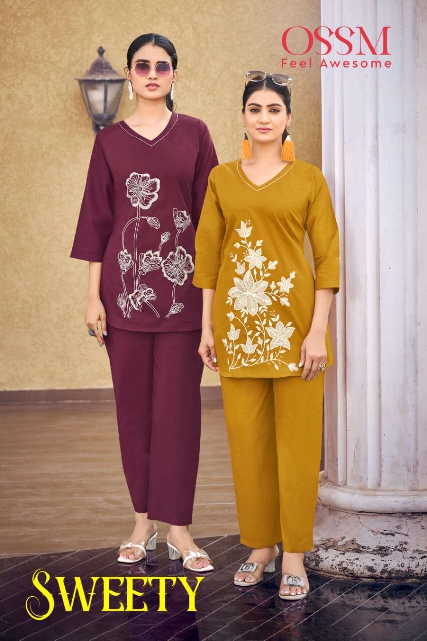 OSSM SWEETY COTTON HEAVY EMBROIDERY CORD SET WHOLESALER 