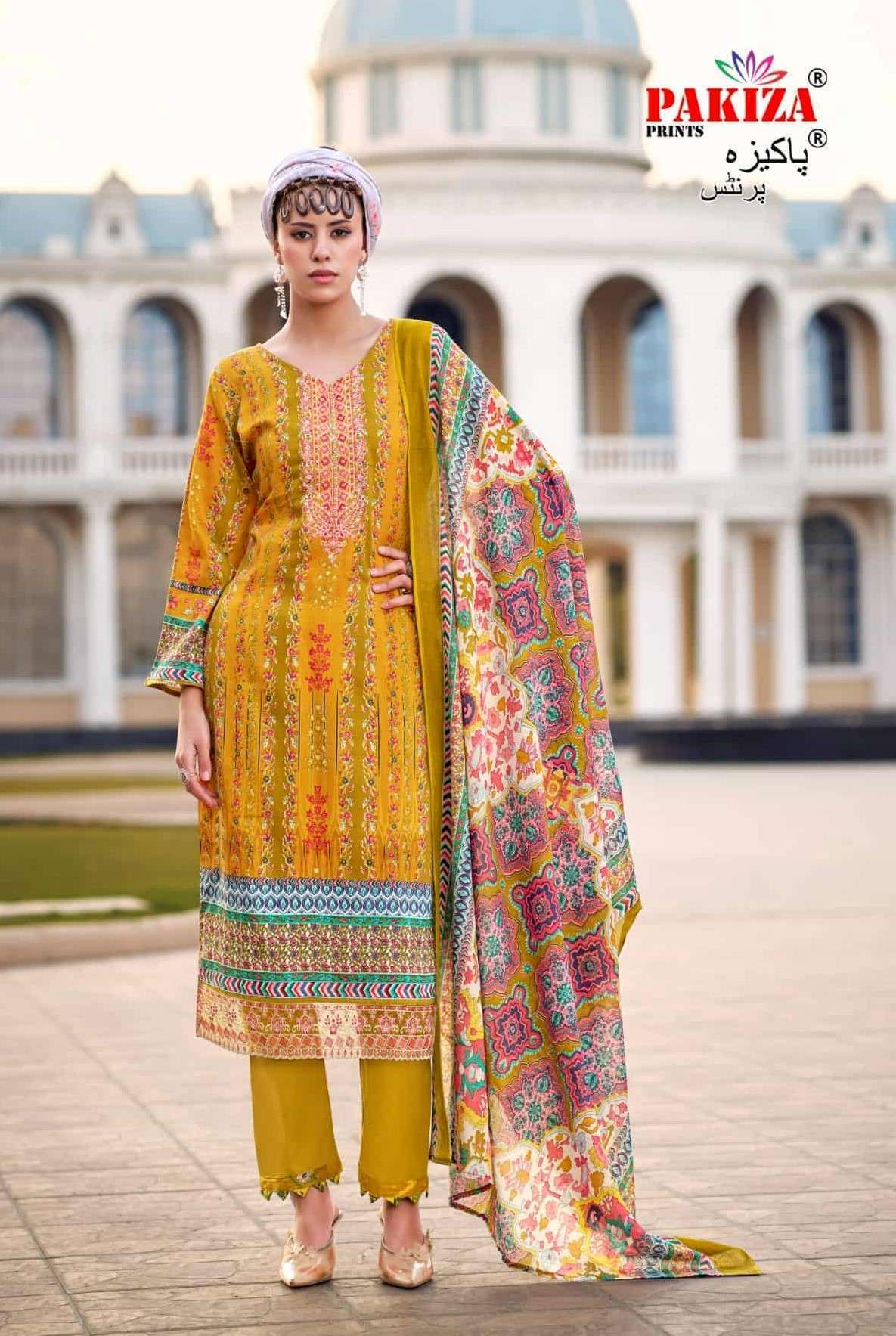 PAKIZA PRINT FARMAISH VOL 11 JAM SATIN SUIT WHOLESALER BEST RATE 
