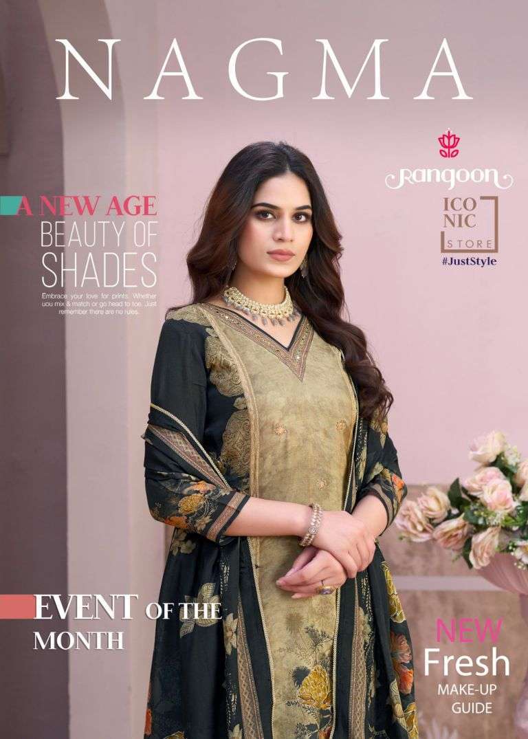 RANGOON NAGMA READYMADE MUSLIN SALWER KAMEEZ SUIT WHOLESALER 