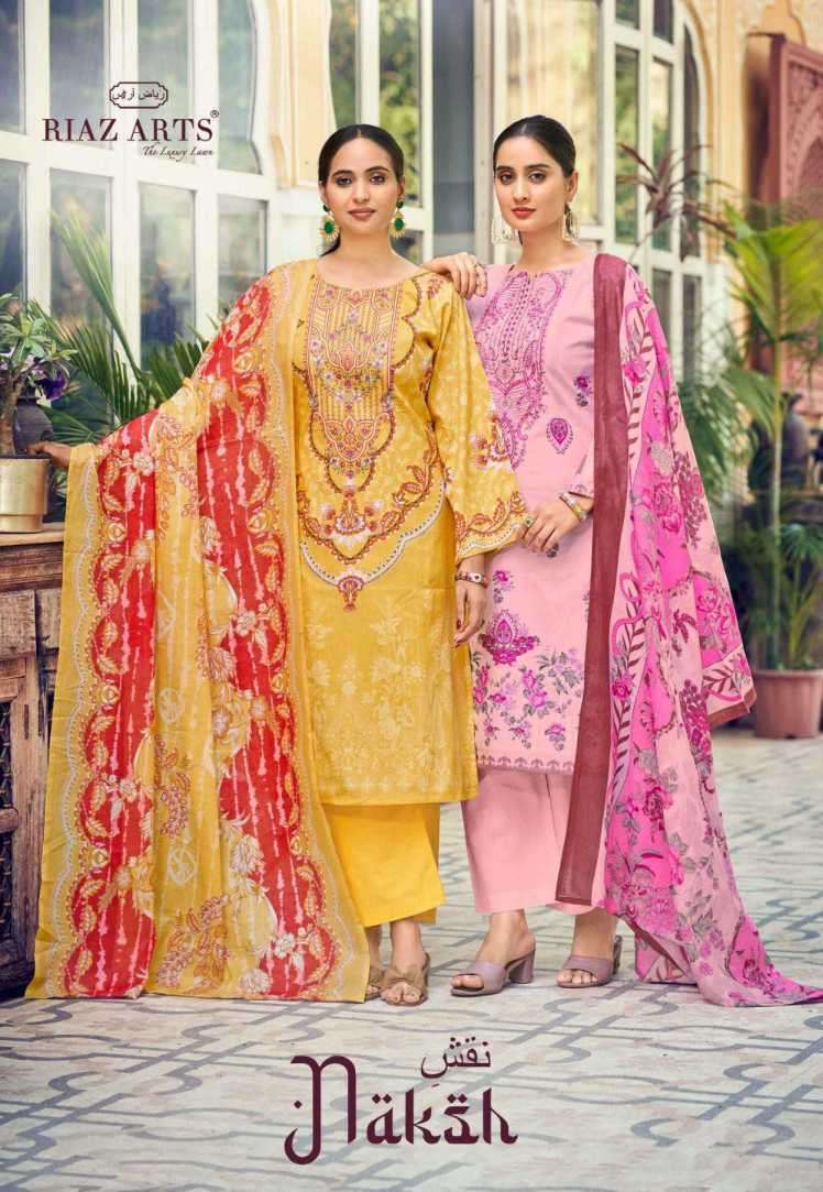 RIAZ ARTS NAKSH COTTON CAMRIC LAWN SALWER KAMEEZ BEST RATE DEALER 