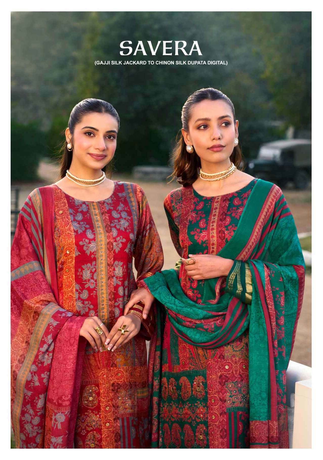 RUPALI FASHION SAVERA VISCOSE GAJI SILK SUIT WHOLESALER BEST RATE 