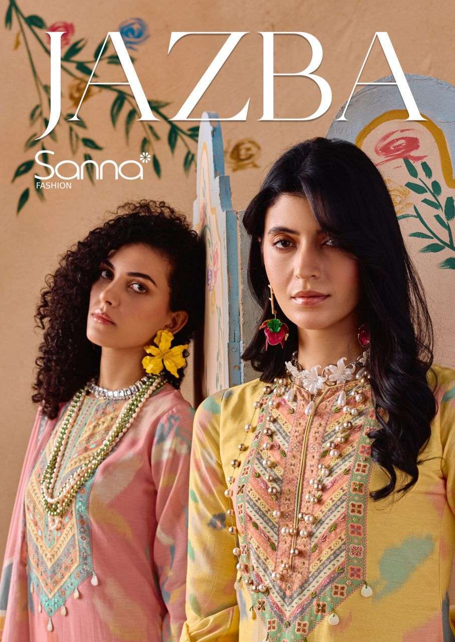 SADHANA FASHION JAZBA LINEN PRINTED SALWER KAMEEZ WHOLESALER 