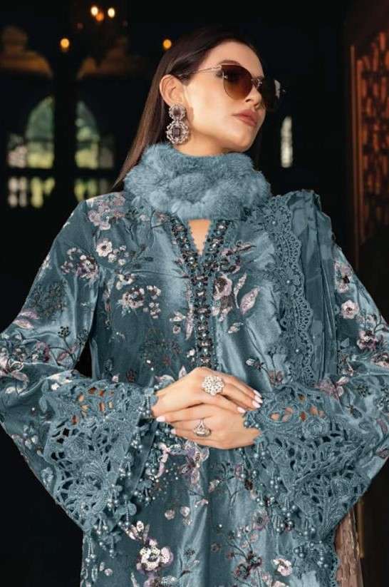 SANIYA 1521 COLORS RAYON COTTON EMBROIDERY PAKISTANI SUIT WHOLESALER 