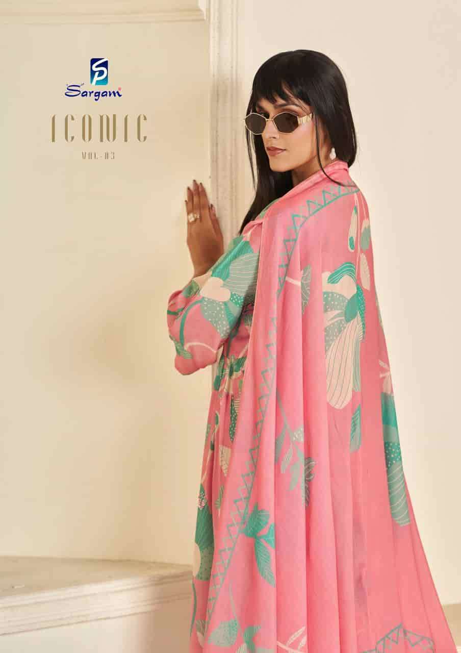 SARGAM PRINTS ICONIC VOL 3 PURE MUSLIN DESIGNER SUIT WHOLESALER 2026