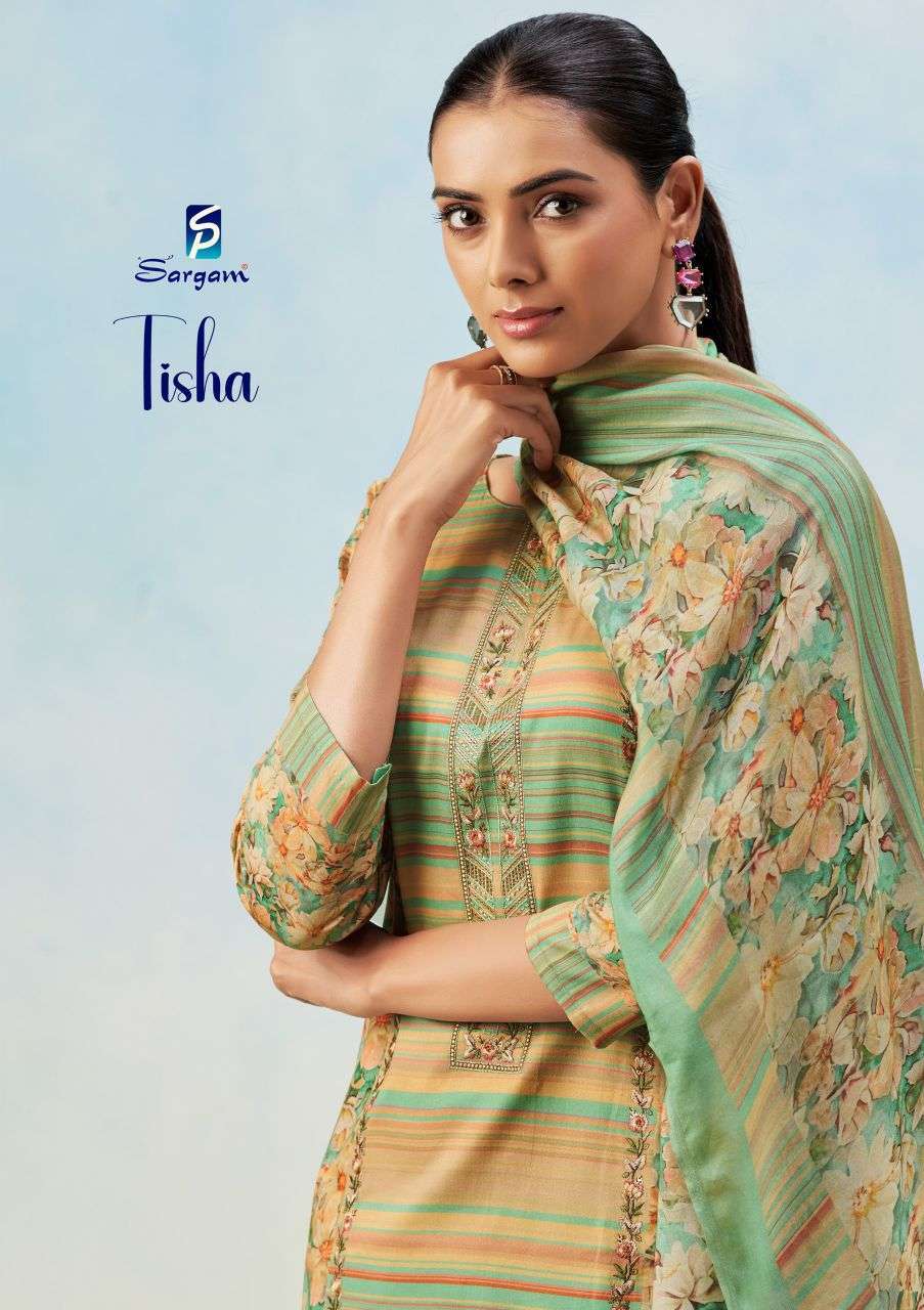 SARGAM TISHA FANCY JAM PRINTED SUIT WHOLESALER 2026