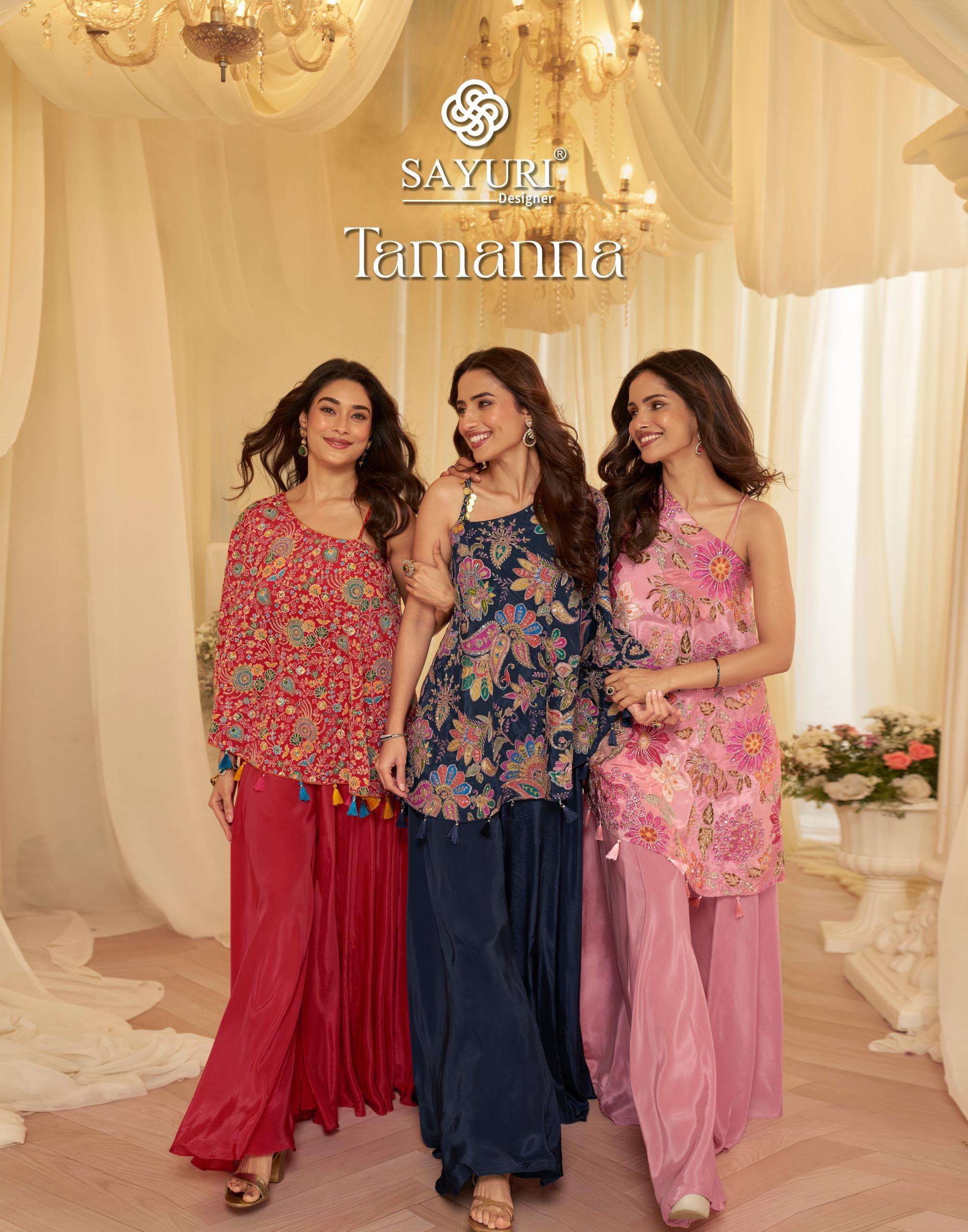 SAYURI DESIGNER TAMANNA 10284 TO 10287 WHOLESALE READYMADE SUIT WHOLESALER 2026
