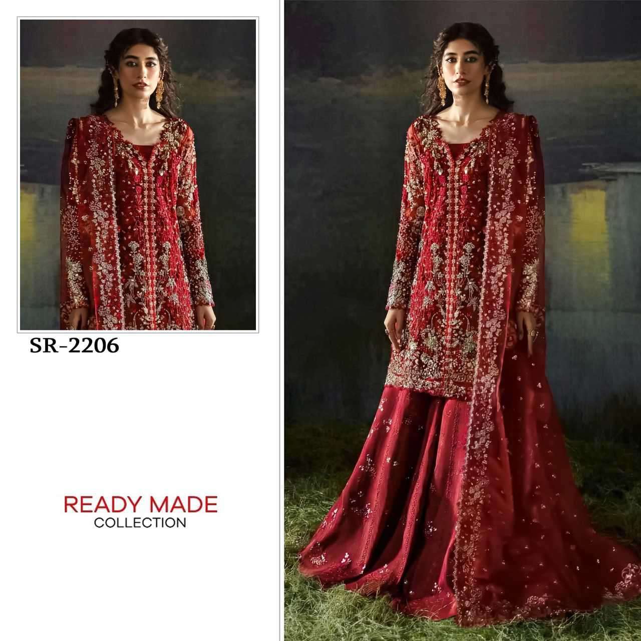 SHREE FAB 2206 COLORS RAGGA CHIFFON PAKISTANI SALWER KAMEEZ WHOLESALER BEST RATE 