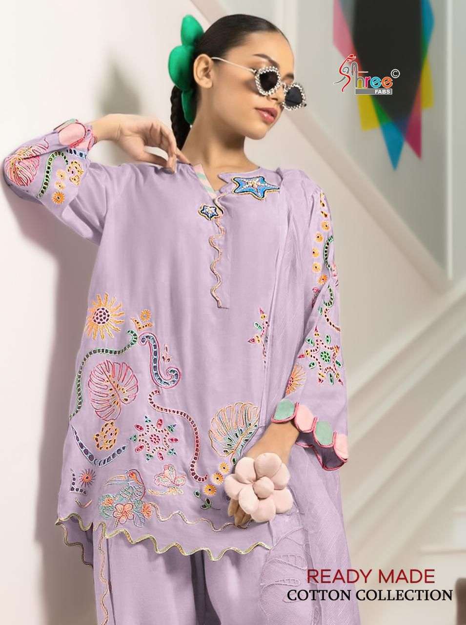 SHREE FAB 2281 CAMRIC COTTON FANCY READYMADE SUIT WHOLESALER 2026