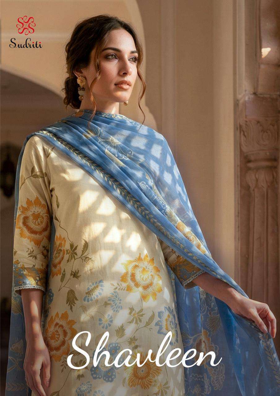 SUDRITI SHAVLEEN LAWN COTTON PRINTED SALWER KAMEEZ 2026