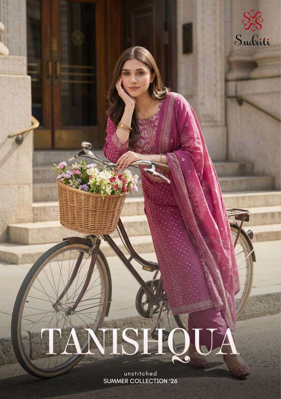 SUDRITI TANISHQUA LAWN COTTON PRINTED SALWER KAMEEZ WHOLESALER 2026