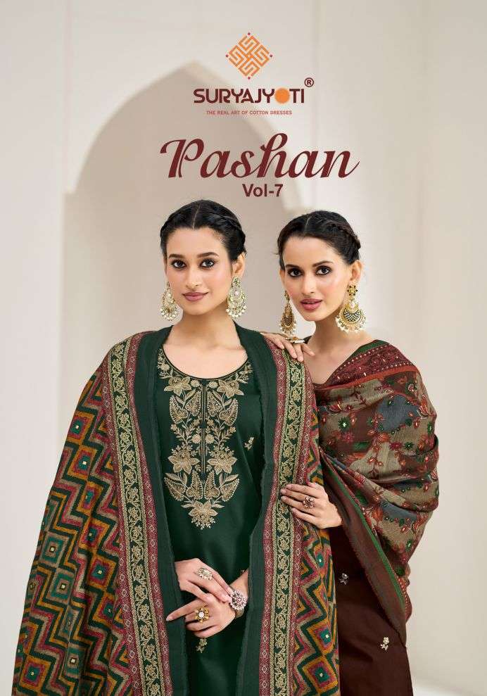 SURYAJYOTI PASHAN VOL 7 ZAM SATIN SALWER SUIT WHOLESALER 2026
